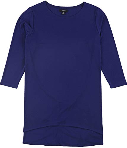 Alfani Womens High-Low Tunic Blouse, Blue, Large #TOP30