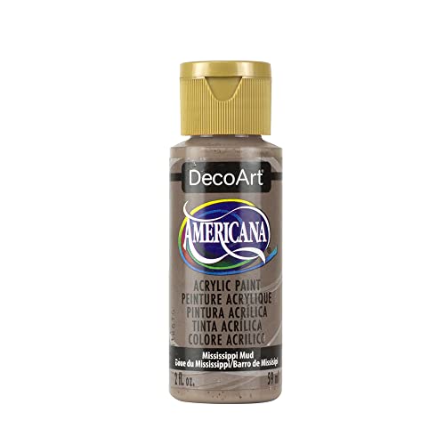 Image of DecoArt Americana Acrylic Paint, 2-Ounce, Mississippi Mud