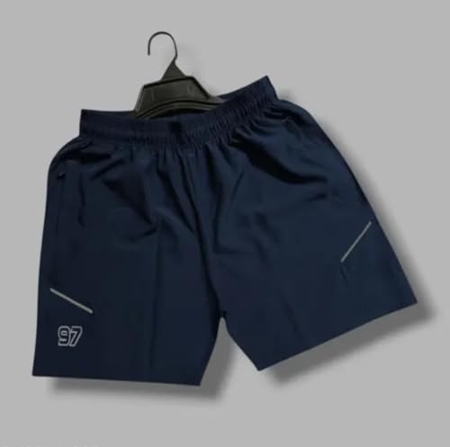 Image of Boxer Shorts for Men |Regular Fit Ultralight All Day Polyester Short with Two Side Zipper Pockets (C26)