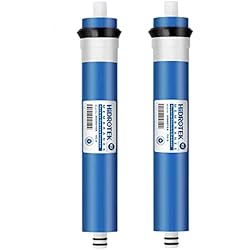 Osmosis Inversa 2 Membranas Geekpure Universal Compatible 150 GPD membrana de ósmosis inversa recambio - NSF Certificado (paquete de 2)