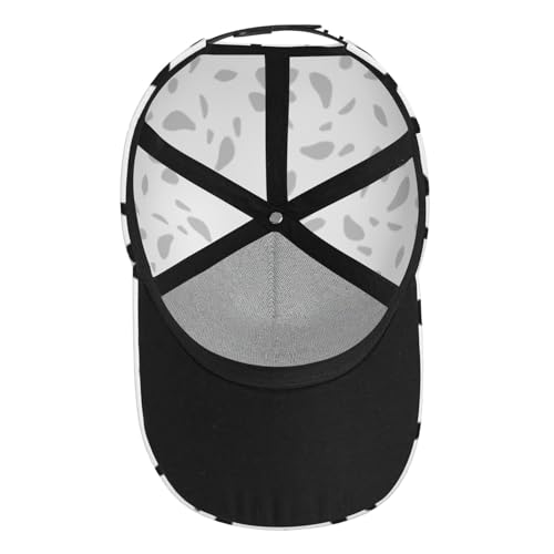Gorra béisbol con estampado dálmata algodón ajustable miniatura 6