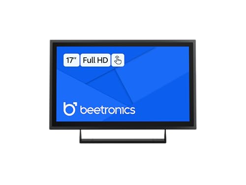 Image of Beetronics 17 Inch Touchscreen Monitor | Full HD 1080p | 17TS7M - Industrial-Grade, Professional 10-Point Multi Touch Display for PC, Mac, Linux - HDMI, DisplayPort, USB-C, VGA Inputs
