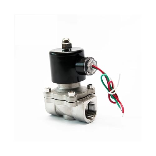 Électrovanne 110VAC acier inoxydable NPT vanne électrique fermée eau