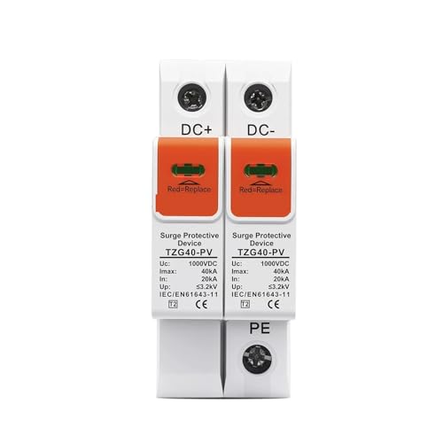 Parafoudre SPD DC 1000V sécurisant l'électricité de la maison en cas de tempête