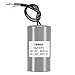 sourcing map CBB60 Run Condensatore 10uF 250V AC 2 Fili 50/60Hz Cilindro 73x38mm per Compressore D'aria Pompa Acqua Motore