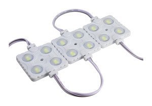Pack 20 unités : Module LED 4 SMD, 12 VDC, 2 W, 200lm