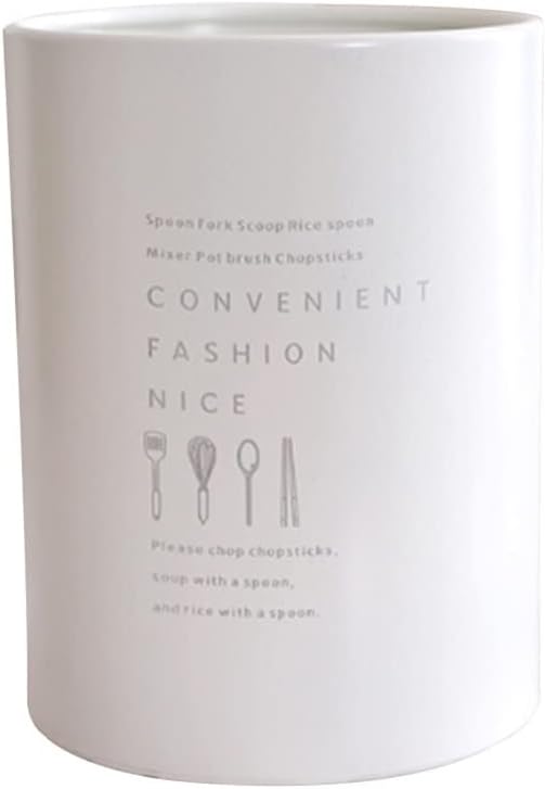 Home Storage Drying Rack Draining Organizer Cylinder Chopsticks Holder Desktop Kitchen Stand Fork(Onecolor)