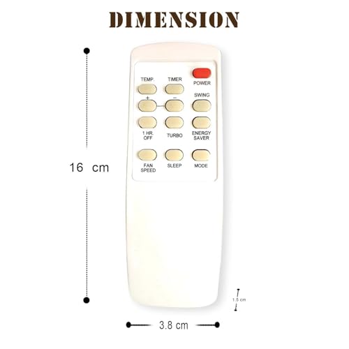 Image of Universal AC Remote - for Voltas and Other AC Brands | Multi-Brand Air Conditioner Controller for Easy Operation, Temperature & Mode Control