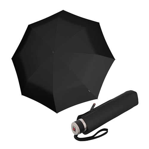 Paraguas Knirps C.041 Black manual para lluvia en la ciudad 1