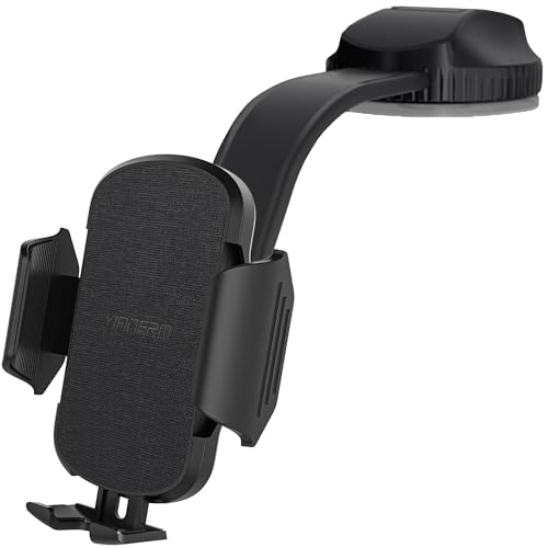 YIANERM Soporte Movil Coche,Ventosa Soporte Teléfono Móvil Coche Universal Parabrisas & Salpicadero Porta Movil Coche Compatible con Todos los teléfonos Inteligentes de 4 7