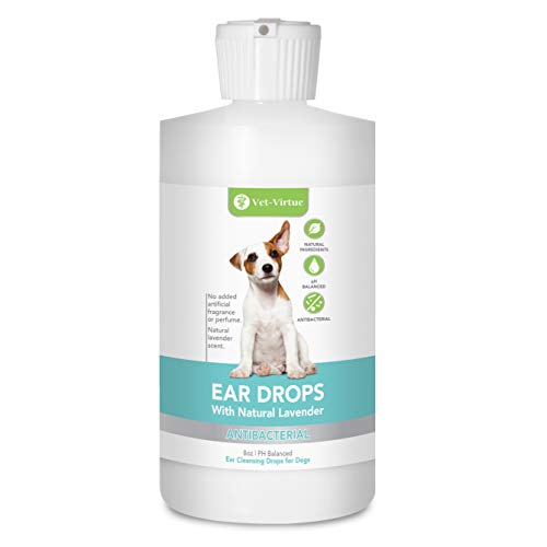 VET-VIRTUE Ear Drops for Dogs - Infection Treatment for Dogs and Cats, Help