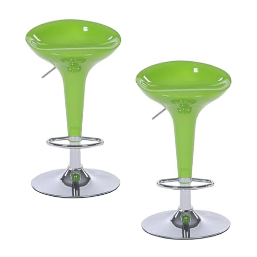Artistic Modern Resin Bar Stools Set of 2, Counter Height