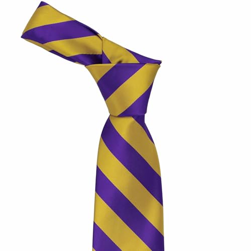 Image of tiemart Men's Striped Tie Standard Length