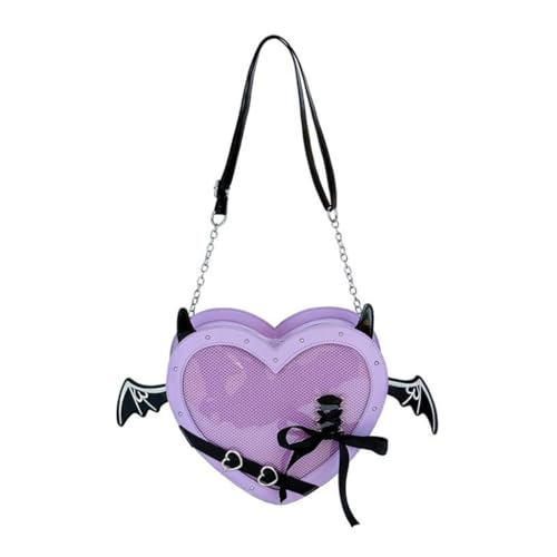 Sac Itabag style japonais cœur femme bandoulière pour afficher ses badges