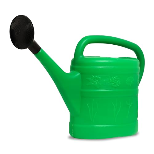 14L Lightweight Watering Can with Detachable Sprinkler Rose Head - Indoor & Outdoor Hydrate Watering Can for Garden, Plants, Flowers, Vegetable Patches, Hanging Baskets - Convenient and Versatile
