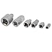 Aexit Chrome Vanadium Hand Operated Tools Steel Square Socket Impact Adapter Set 6 in 1 Model:99as640qo60