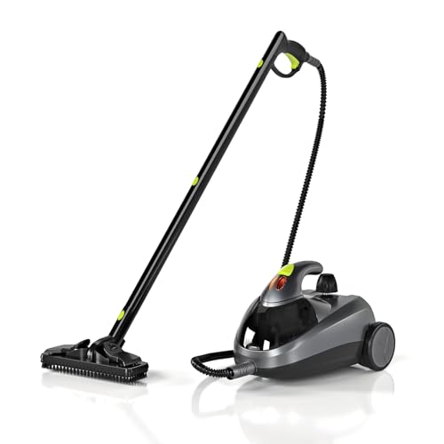 GOATCLEAN Heavy-Duty Steam Cleaner - 1500W Multipurpose Handheld Floor Steamer with 22 Accessories...