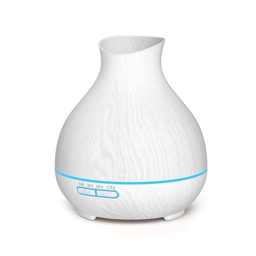 Difusor de Aceite Esencial BZseed de 550 ml, 12 Horas de aromaterapia, humidificador, difusor con Temporizador, Apagado automático sin Agua, 7 Luces Que cambian de Color, difusor de Aroma de Grano