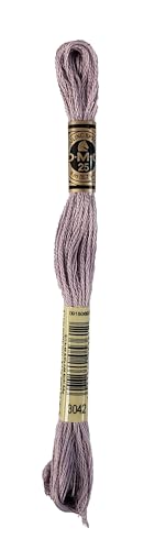 Image of DMC 6-Strand Embroidery Cotton Bundle - Antique Violet Color Family -4 Skeins of Thread - 8.7yd Skeins