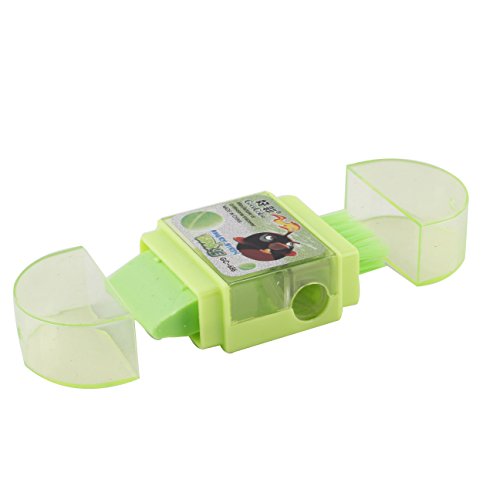 Image of PARTEET New Multicolour 3in1 Eraser,Sharpners and Brush Pack of 12Pc for Kids