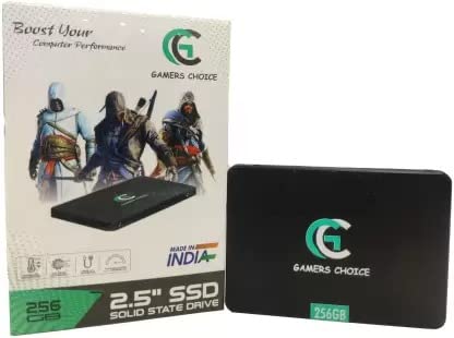 Image of Gamer Choice 2.5 SATA 3.0 256 GB Internal Solid State Drive (SSD) for All-in-One PCs, Desktops, Laptops (GC 256 GB) (Interface: SATA, Form Factor: 2.5 Inch)