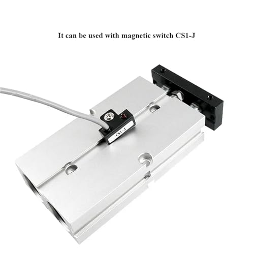 Vérin pneumatique double tige TN25 cylindre alliage alu - 6