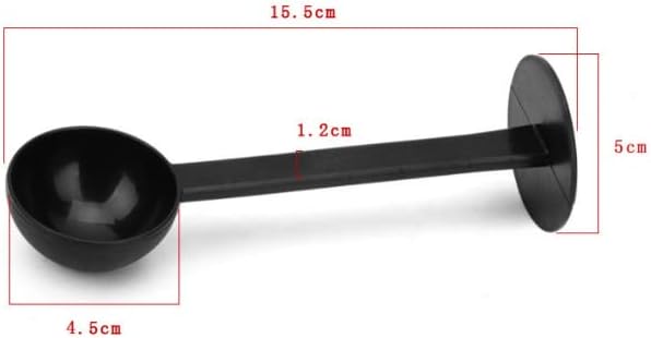 Miniatura 2 de HLLMX 1 unidad multifuncional de plástico para medir café, cuchara de polvo, herramienta de cocina, cuchara de café, cuchara de café reutilizable