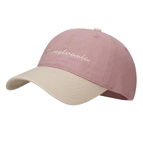 Gorra de béisbol de algodón ajustable para mujer miniatura 1