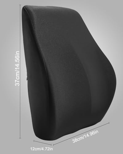 Lendenkissen Auto, Lordosenstütze Auto aus Memory Foam, Ergonomisches Lendenwirbelkissen Auto, RüCkenlehne um RüCkenstüTzkissen zu Lindern für Autositze, BüRostuhl, Rollstuhl