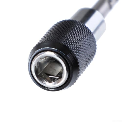 Electric Screwdriver Adapter Rod for 1/4 Inch Socket Extension, Self-Locking Chrome Vanadium Steel Bit with Magnetic Lock, 801/802 to 1/4 Converter(G801-5H)