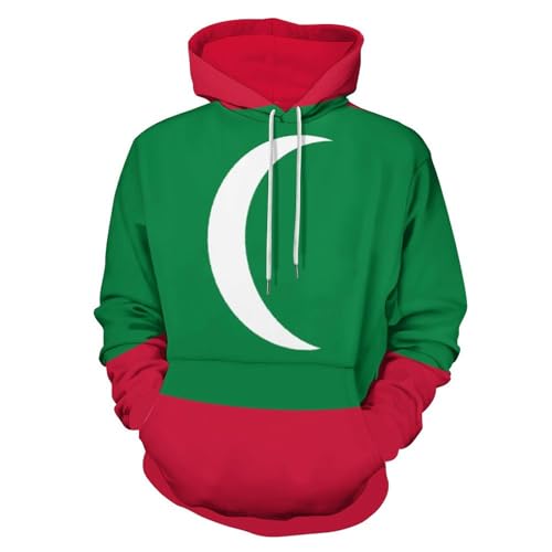 Design cool pull à manches longues Maldives 3D sweat à capuche coupe unisexe