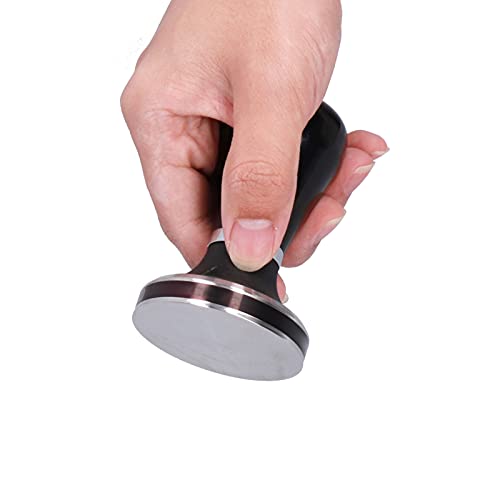Espresso Tamper, 58.5 Mm / 2.3in Coffee Tamper Con Base Plana De Acero Inoxidable Para Los Amantes Del Café Barista… - Imagen 7