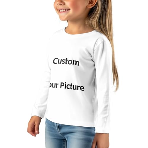 Image of WELLFLYHOM Long Sleeve T-Shirt for Boys Girls 3-16 Years Old Tee Tops Crewneck Pullover Shirts Fall Outfits
