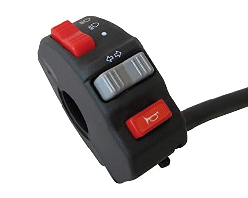 Interrupteur de guidon 22mm multifonction robuste moto - 4