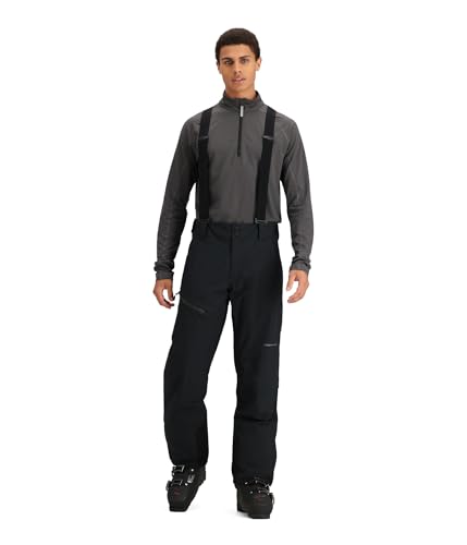 Obermeyer Mens Force Suspender Pants Black II M