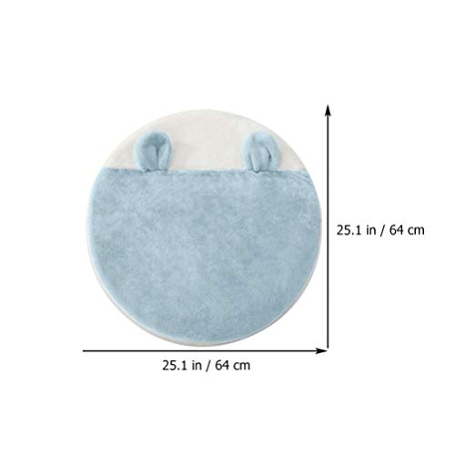 POPETPOP Forma Da Orelha de Coelho de Pelúcia Cama Do Cão Cama Do Cão Mat Crate Pad Anti Slip Para A