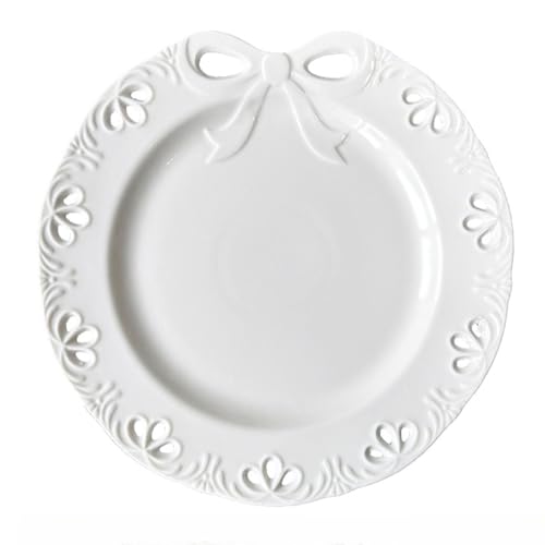 Dinner Plate Dessert Cake Hotel Breakfast Relief Ceramic Snack Soup Pasta (Style A)