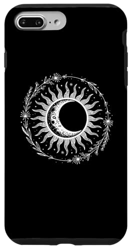 Sun Galaxy Night Sky Moon Lunar Stars Love �X�}�z�P�[�X iPhone 7 Plus/8 Plus �p