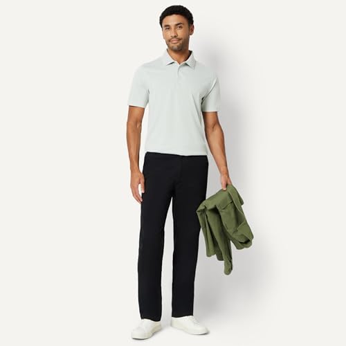 Image of Amazon Essentials Men's Moisture Wicking Golf Polo Shirt, Short Sleeve, Slim-Fit, Quick-Dry