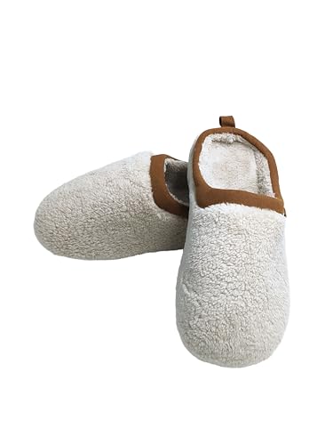 Premium Plush Slippers: Ultra-Soft Warmth, Slip-On Ease, Suede-Trimmed Durability, Roomy Toe Space - Indoor/Outdoor Versatility with Lightweight Chic Design