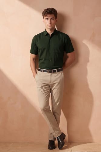Image of Peter England Men's Formal Half Sleeve Shirt
