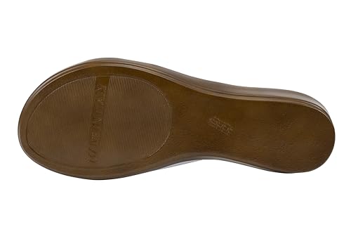 Image of ITALIAN Shoemakers Women's Sofy Wedge Sandal, Comfort Casual Open Toe - Made in Italy, 1.5 inch Heel