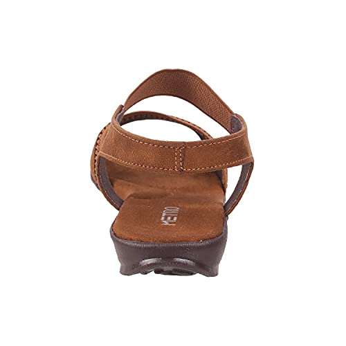 Metro Women's Faux Leather Comfy Peep-toe Fashion Sandals - Image 3