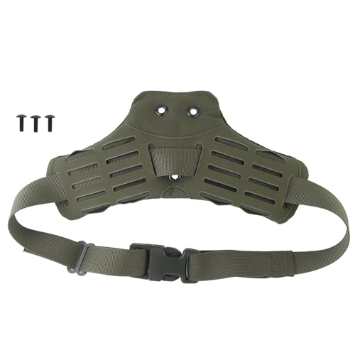 Peminkoo Adaptador de Funda Modular de Metal con Pierna táctica abatible, Kit de Sistema QLS, Funda de Airsoft para Caza Molle, Accesorios de Montaje A.RC R.TI Duty (Green)