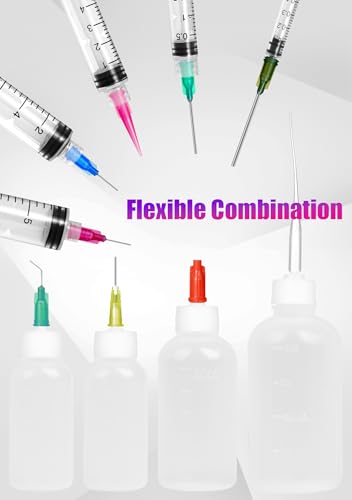 Eomhept DISPENSER SET-54 Glue Syringe Needle Tip Squeeze Bottles Set thumb #1