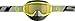 Scott Hustle X Adult Snowmobile Goggles - Yellow/Grey/Yellow/One Size