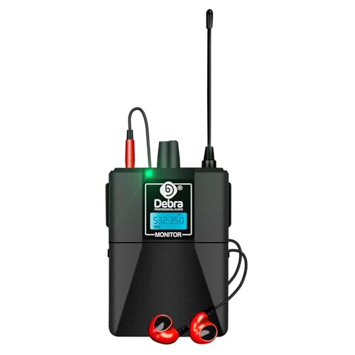 D Debra Bodypack with Earphone Only Suitable for ER-202 & ER-102 Mono Wireless in Ear Monitor...