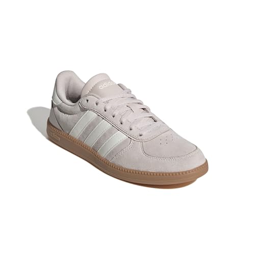 Image of adidas Womens Breaknet Sleek Sneakers Shoes Casual - Brown