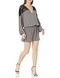 Ramy Brook womens Delia Dress Dress, Graphite/Black, Small