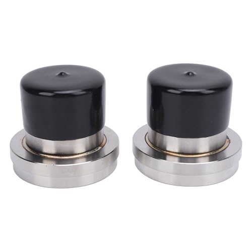 Jiawu 2Pcs 2.717 Inch Diameter Stainless Steel Bearing Protectors, Boat Trailer Wheel Bearing Hub Protector with Protective Bra & Auto Check, Wheel Center Grease Cover